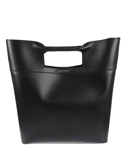 Alexander Mcqueen Alexander Mc Queen The Square Bow Leather Handbag In Black