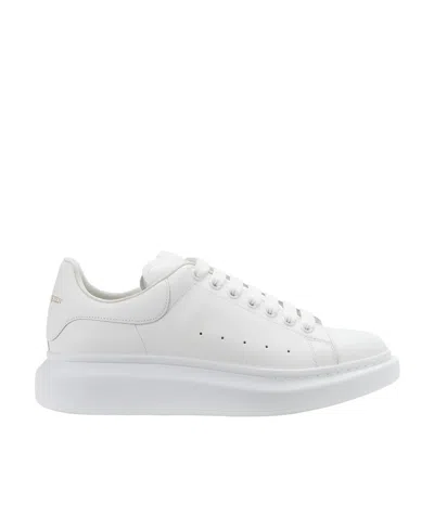 Alexander Mcqueen Thick Sole And Low-cut Skate Shoes In White