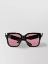 Alexander Mcqueen Thick Temples Square Frame Sunglasses