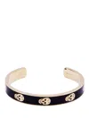 Alexander Mcqueen Thin Skull Cuff Bracelet