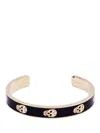 Alexander Mcqueen Thin Skull Cuff Bracelet Accessories