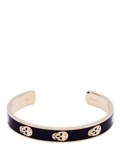 Alexander Mcqueen Thin Skull Cuff Bracelet Accessories