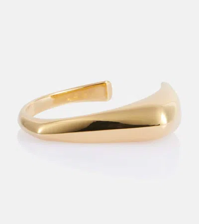 Alexander Mcqueen Thorn Cuff Bracelet In Gold