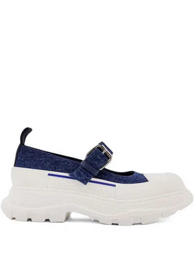 Alexander Mcqueen Thread Slick Buckle-strap Mules