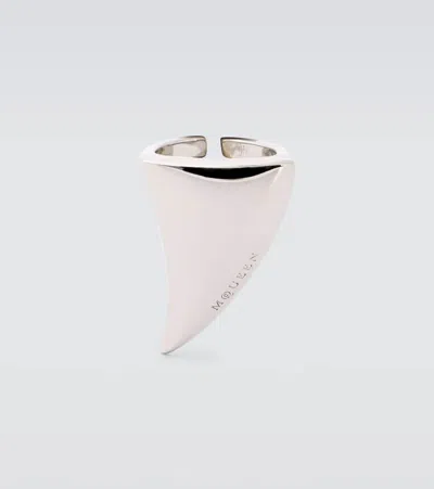 Alexander Mcqueen Tiger Claw Ring In Silver