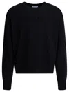 Alexander Mcqueen Logo Printed Crewneck Sweatshirt In Black