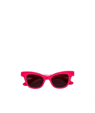 Alexander Mcqueen Tinted Cat-eye Sunglasses In Red