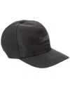 Alexander Mcqueen Tonal Graffiti Baseball Cap In Black