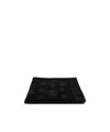 Alexander Mcqueen Tonal Skull Beach Towel In Black