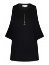 Alexander Mcqueen Alexander Mc Queen Ribbed Top In Black