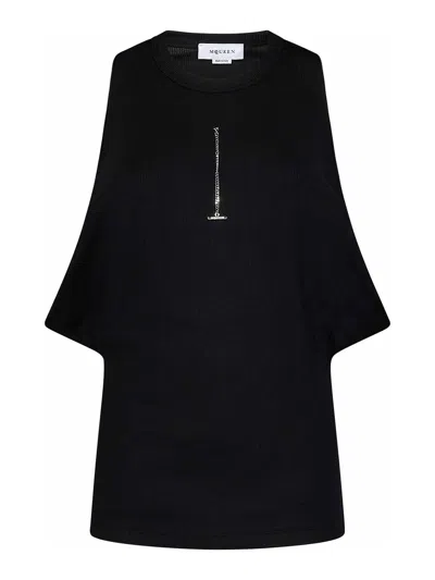 ALEXANDER MCQUEEN TOP - NEGRO