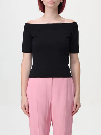 Alexander Mcqueen Top  Woman Color Black In 黑色
