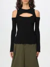 ALEXANDER MCQUEEN TOP ALEXANDER MCQUEEN WOMAN COLOR BLACK,F78404002