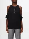 Alexander Mcqueen Women's Ribbed Tank Top In Schwarz