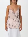 Alexander Mcqueen Blossom Sleeveless Camisole In Pink In Pink