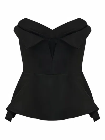 Alexander Mcqueen Top In Black