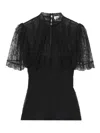 Alexander Mcqueen Top Mcqueen Woman Color Black In Black