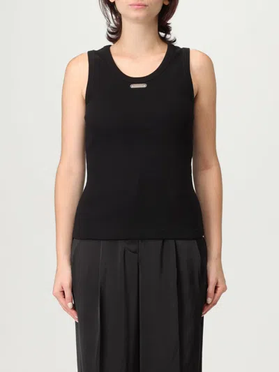 ALEXANDER MCQUEEN T-SHIRT MCQUEEN WOMAN COLOR BLACK,H20726002