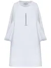 Alexander Mcqueen Ribbed Cotton Top In White