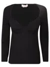 Alexander Mcqueen Inserted-bra Detail Top