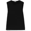 Alexander Mcqueen Black T-shirt With Transparent Inserts In Black