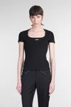 Alexander Mcqueen Stretch-cotton Tank Top In Black