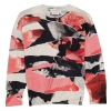 ALEXANDER MCQUEEN ALEXANDER MCQUEEN TORN ROSE LONG SLEEVE SWEATER