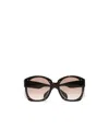 Alexander Mcqueen Tortoiseshell-effect Oversized-frame Sunglasses In Brown