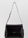 Alexander Mcqueen Crackled Leather Handbag In Metallic