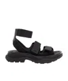 Alexander Mcqueen Sporty Triple-grip Hiking Sandals In Black