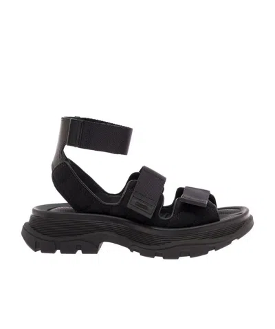 ALEXANDER MCQUEEN TREAD FLAT SANDALS