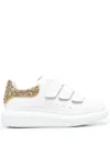 Alexander Mcqueen Touch-strap Low-top Sneakers In White