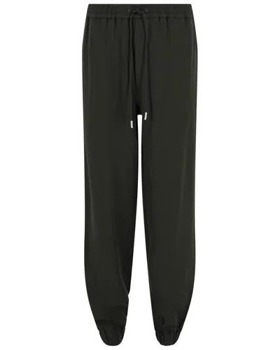 Alexander Mcqueen Drawstring Track Pants In Black