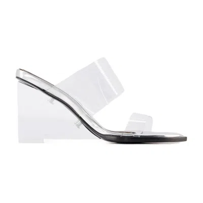 Alexander Mcqueen Sandals  Clear Leather In White