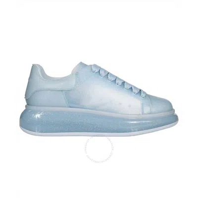 Alexander Mcqueen Woman Sneakers Light Blue Size 10 Thermoplastic Polyurethane In Blue