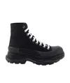 Alexander Mcqueen Tread Slick Boots In Black
