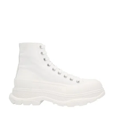 ALEXANDER MCQUEEN ALEXANDER MCQUEEN TREAD SLICK LACE-UP BOOTS