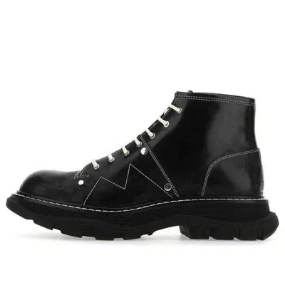 Alexander Mcqueen Tread Lace-up Boots 'black'