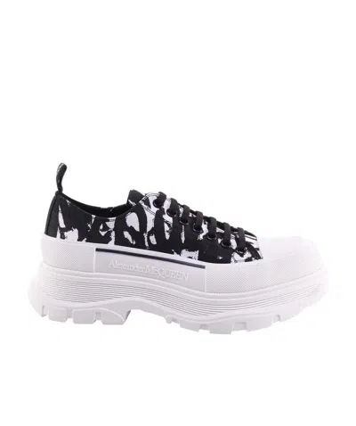 ALEXANDER MCQUEEN TREAD SLICK ABSTRACT-PRINT SNEAKERS