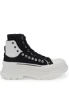 Alexander Mcqueen Alexander Mc Queen Tread Slick Ankle Boots In Black