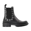Alexander Mcqueen Alexander Mc Queen Tread Slick Leather Chelsea Boots In Black