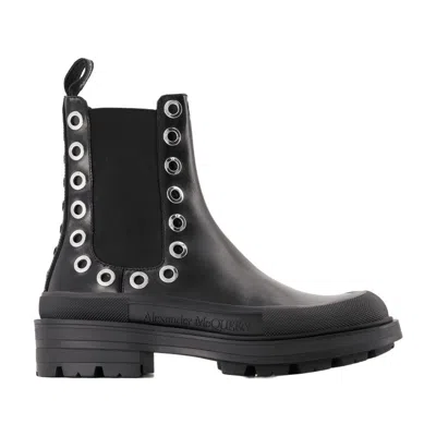ALEXANDER MCQUEEN ALEXANDER MCQUEEN TREAD SLICK ANKLE BOOTS