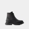 Alexander Mcqueen Alexander Mc Queen Tread Slick Ankle Boots In Black