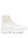 Alexander Mcqueen Tread Slick High Top Sneaker In Neutrals