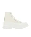 Alexander Mcqueen Tread Slick High Top Sneaker In Nude