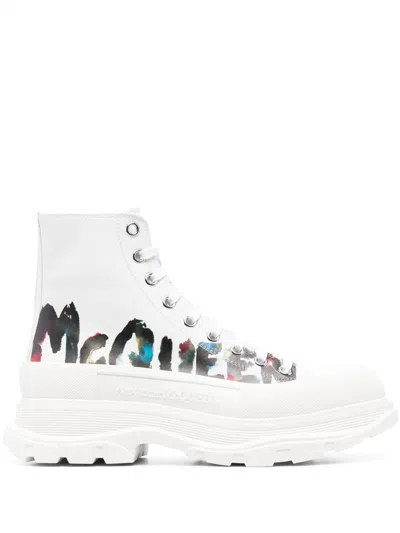 ALEXANDER MCQUEEN ALEXANDER MCQUEEN TREAD SLICK ANKLE BOOTS