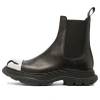 Alexander Mcqueen Tread Slick Boot 'black Silver'