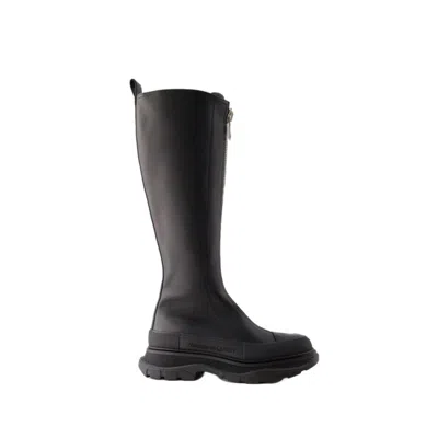 Alexander Mcqueen Tread Slick Boots - Leather - Black