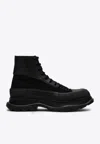 Alexander Mcqueen Tread Slick Boots In Black