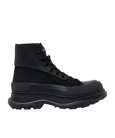ALEXANDER MCQUEEN ALEXANDER MCQUEEN TREAD SLICK LACE-UP BOOTS